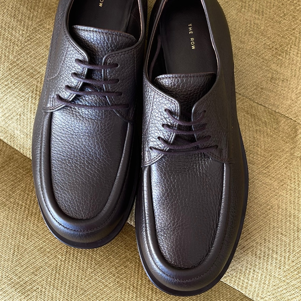 The Row Honore leather derby, us 8